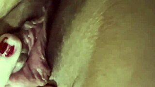amateur explores pink tight wet pussy and asshole in close up fetish play