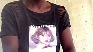 Crazy bitch enjoying privacy while visiting family over holiday weekend 😈