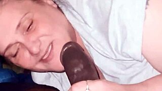 Ever Seen a Beautiful Blue-Eyed Babe Suck a Monster Cock in Bed?