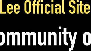 Delightful Kimber Lee plays with her big clit and pussy lips solo