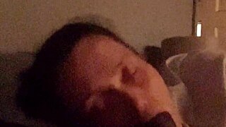 Ever Seen a Beautiful Blue-Eyed Babe Suck a Monster Cock in Bed?