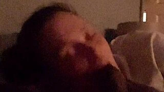 Ever Seen a Beautiful Blue-Eyed Babe Suck a Monster Cock in Bed?