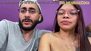 This beautiful girl wants to give me a spectacular blowjob to start her career.