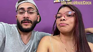 This beautiful girl wants to give me a spectacular blowjob to start her career.