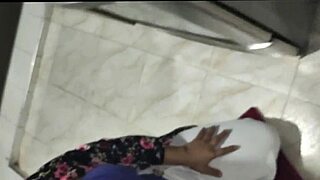 I surprise my young step-nephew while he washes dishes and fuck him