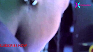 Horny Visitor Teases in Red Sheer for Subscribers