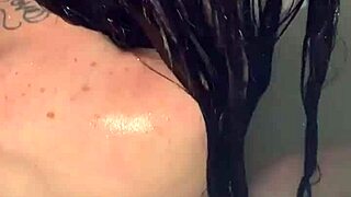 i smoked and got a blowjob in the shower from my neighbors skinny wife, it was wild