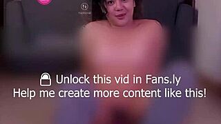 Filipina Girl Does Sit Ups With Toy In Both Holes