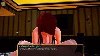 so, i met this redhead in a game. she rides cowgirl like no other in my new family.