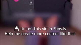 Filipina Girl Does Sit Ups With Toy In Both Holes