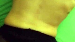 blonde teacher in stockings teases with lingerie