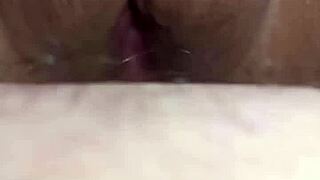 colombian latina bent over for dirty anal creampie 😈