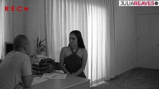 she uses her cunt at the job interview and fucks the boss