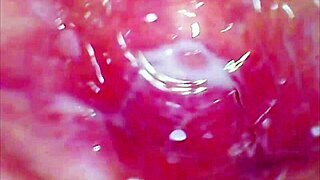 kinky homemade solo with glass dildo deep in tight juicy pussy 😏