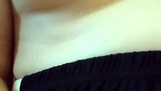 gretala shows off her huge natural tits and big nipples in extreme fetish balloon play