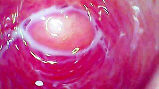 kinky homemade solo with glass dildo deep in tight juicy pussy 😏