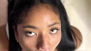 Deep Blowjob On Stepbrothers Bbc!