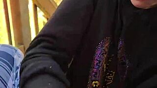 A Smoke And A Blowjob Turn Into Hot Cum Swallowing