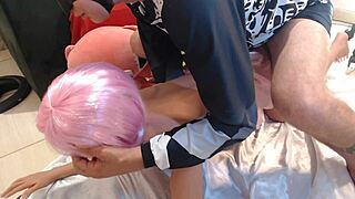 fui pra aula particular e meti no cu dela com sex toy