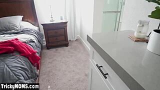 milf stepmom lexi luna gives titjob and blowjob to stepson in bath