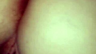 Filling big white ass with cum creampie