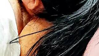 Blonde Amateur Sucking And Handjob In Bed.