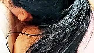 Blonde Amateur Sucking And Handjob In Bed.