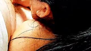 Blonde Amateur Sucking And Handjob In Bed.