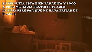 The wife is shared by her husband with his godson, whom she debuts and enjoys fully