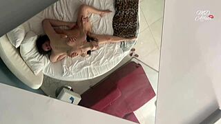 tribbing in the mirror with natural tits face sitting orgasm girl on girl milf girls kissing