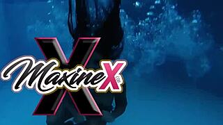 Scott Rhodes Unloads His Sperm on Maxine X's Lips After a Hard Fuck