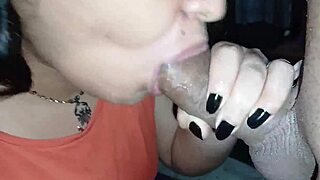 Is she ready to soak up every drop of his final release?