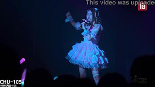 korean tiktoker duo caught banging during mukbang stream. wild asian teen group action with toys and moans.