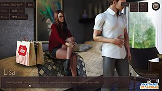 I tease Justin with my exhibitionist ways in this monster cock episode