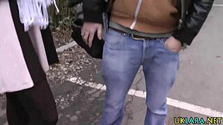 Stockings Milf Feels Intense Jizz on Her Curvy Ass