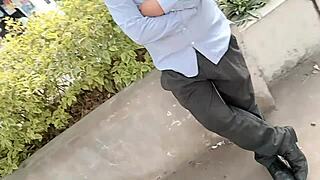 Horny student picks up stranger?