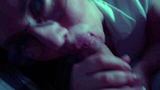 that beautiful girl sucking her man's big cock