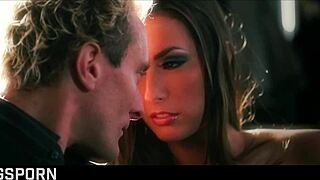 just a hot couple enjoying steamy doggystyle, that milf's big natural tits in sexy lingerie