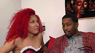 Ebony Threesome Bisexual Women Vs Big Black Cock