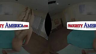 Naughty America Beautiful Petite 18+ Blonde Hottie Anna Claire Clouds Fucks You In Vr