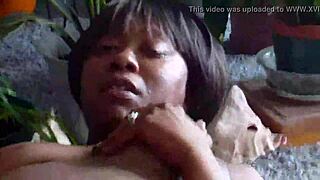 Sexxxy Terra's Ebony Thickness In Intense Solo Masturbation.