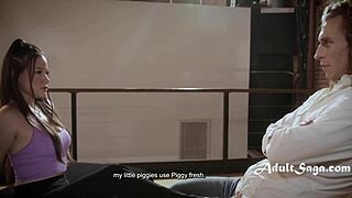 Licking His Cock For A Callback - Alison Rey Michael Vegas