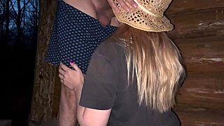 Public Sex at the Barn with Pregnant Stranger Involves Monster Cock Blowbang and Squirting Deepthroat!