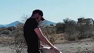 risky sex on the side of the road caught