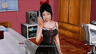 Harem Hotel Game Scene with Multiple Partners