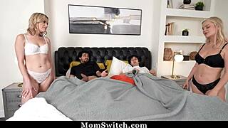 Slimthick vic and lindsey lakes spend night with stepsons in taboo orgy