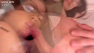 Little innocent girl gets fucked hard by emily white in anal gangbang with creampie and cum in mouth