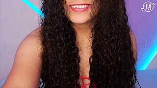 Latina Gives Jerk Off Instructions In Spanish