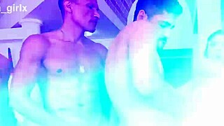 Little innocent girl gets fucked hard by emily white in anal gangbang with creampie and cum in mouth