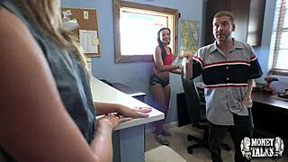 money talks as kirsten lee lubes the tube in sex for cash reality